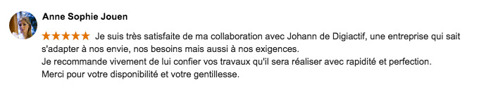 Avis client Digiactif